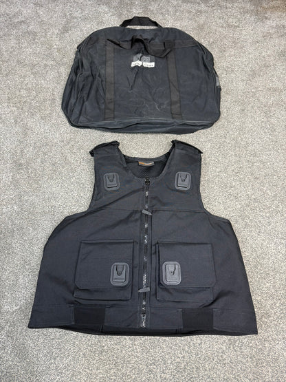 Ex Police Cooneen Body Armour Stab Vest X LARGE Anti Stab & Ballistic HG1A & KR1 + Bag VGC