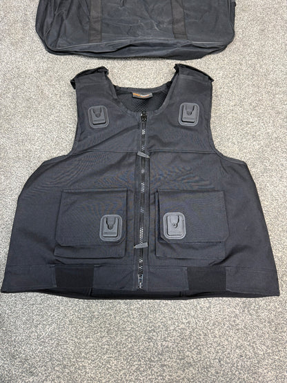Ex Police Cooneen Body Armour Stab Vest X LARGE Anti Stab & Ballistic HG1A & KR1 + Bag VGC