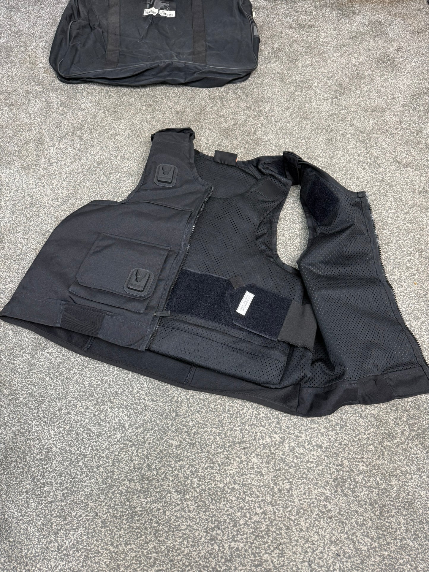 Ex Police Cooneen Body Armour Stab Vest X LARGE Anti Stab & Ballistic HG1A & KR1 + Bag VGC