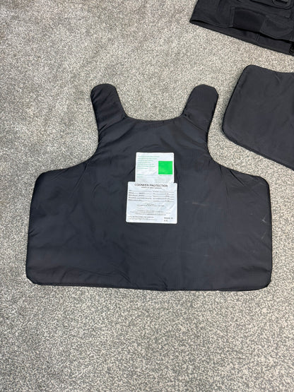 Ex Police Cooneen Body Armour Stab Vest X LARGE Anti Stab & Ballistic HG1A & KR1 + Bag VGC