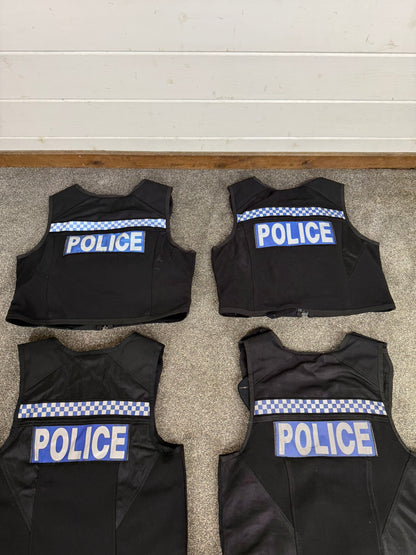 5x Ex Police Cooneen Body Armour Cover Job Lot Badged Security Film TV