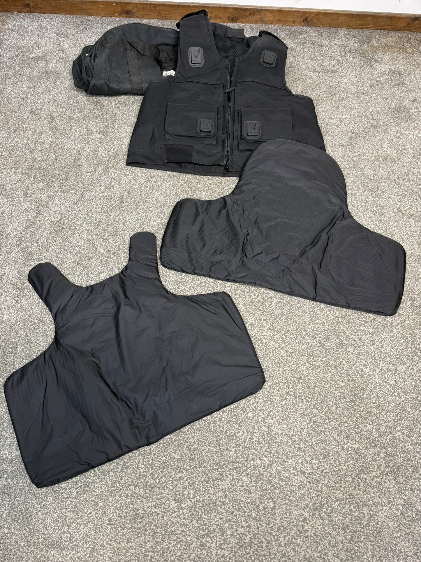 Ex Police Cooneen Body Armour Stab Vest X LARGE Anti Stab & Ballistic HG1A & KR1 + Bag VGC