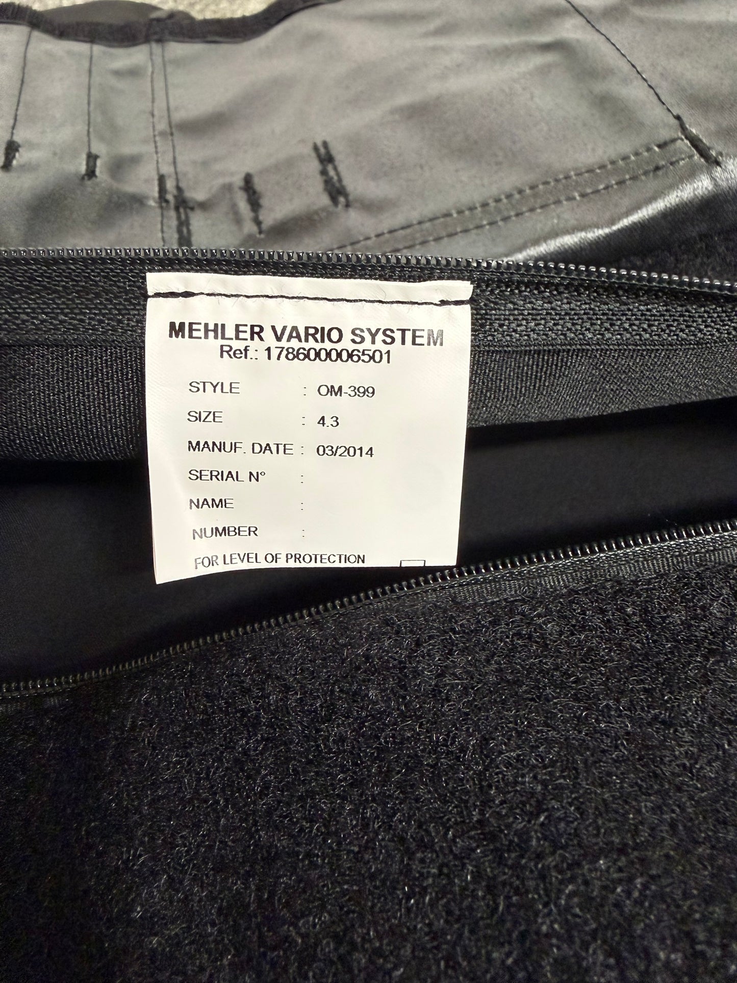 3x Ex Police Mehler Body Armour Vest COVERS Job Lot L-XL Security Film TV