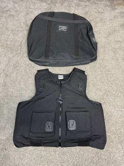 Ex Police Cooneen Body Armour Stab Vest X LARGE Anti Stab & Ballistic HG1A & KR1 + Bag VGC