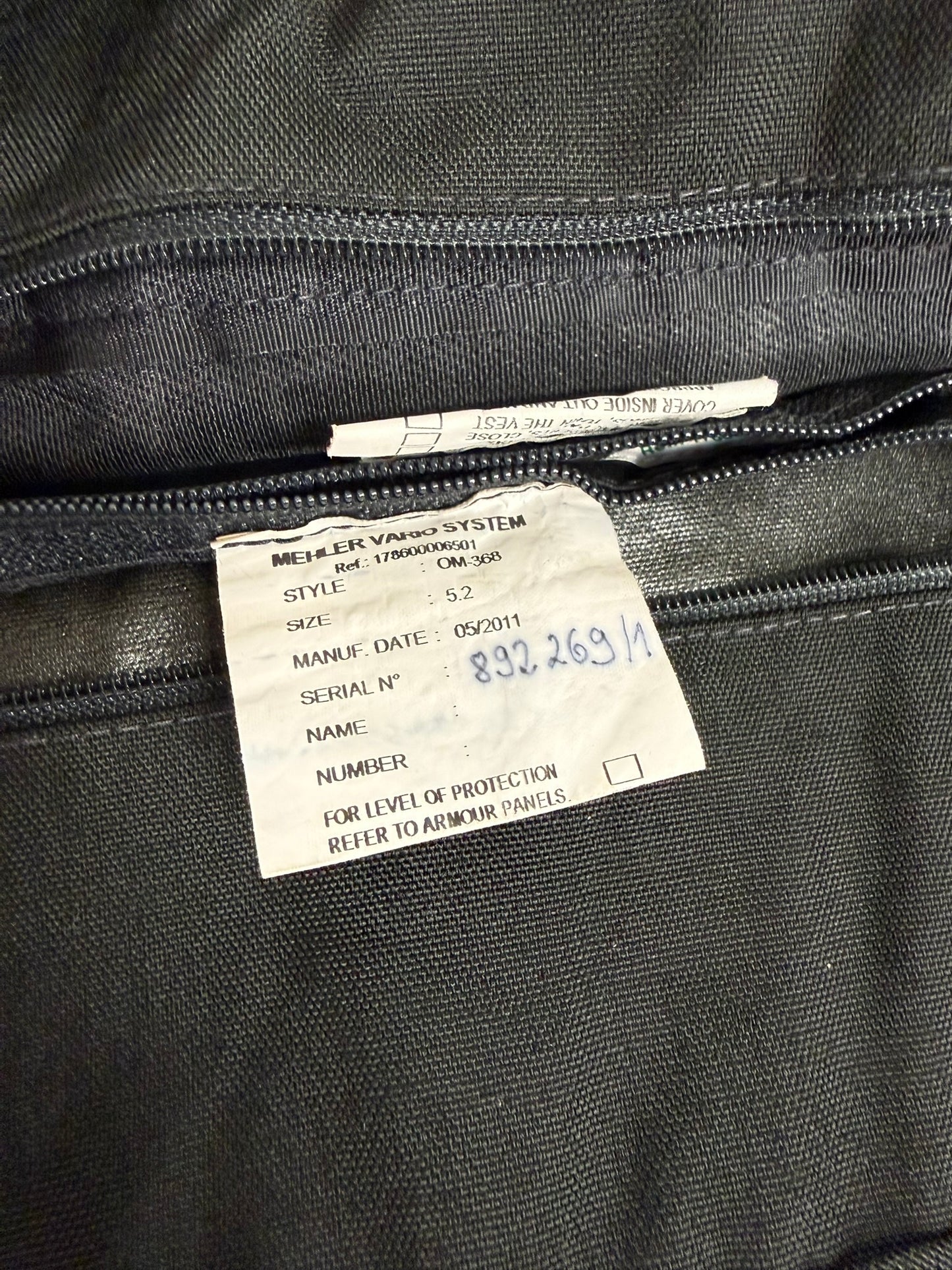 3x Ex Police Mehler Body Armour Vest COVERS Job Lot L-XL Security Film TV