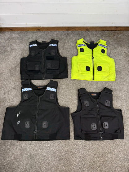 4x Ex Police Cooneen Body Armour Cover Job Lot Security Film TV