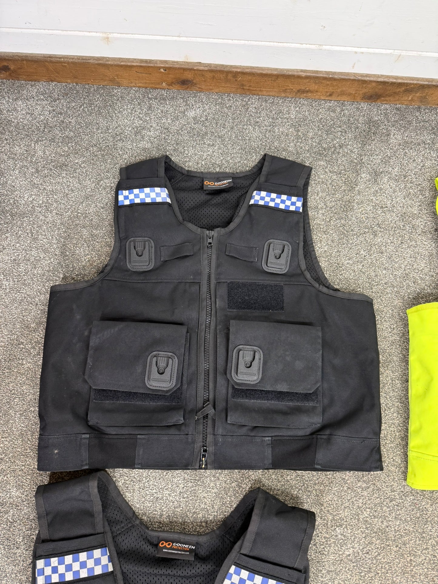 4x Ex Police Cooneen Body Armour Cover Job Lot Security Film TV