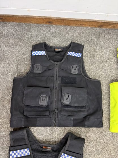 4x Ex Police Cooneen Body Armour Cover Job Lot Security Film TV