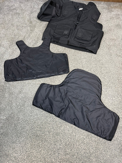 Ex Police Cooneen Body Armour Stab Vest X LARGE Anti Stab & Ballistic HG1A & KR1 + Bag VGC