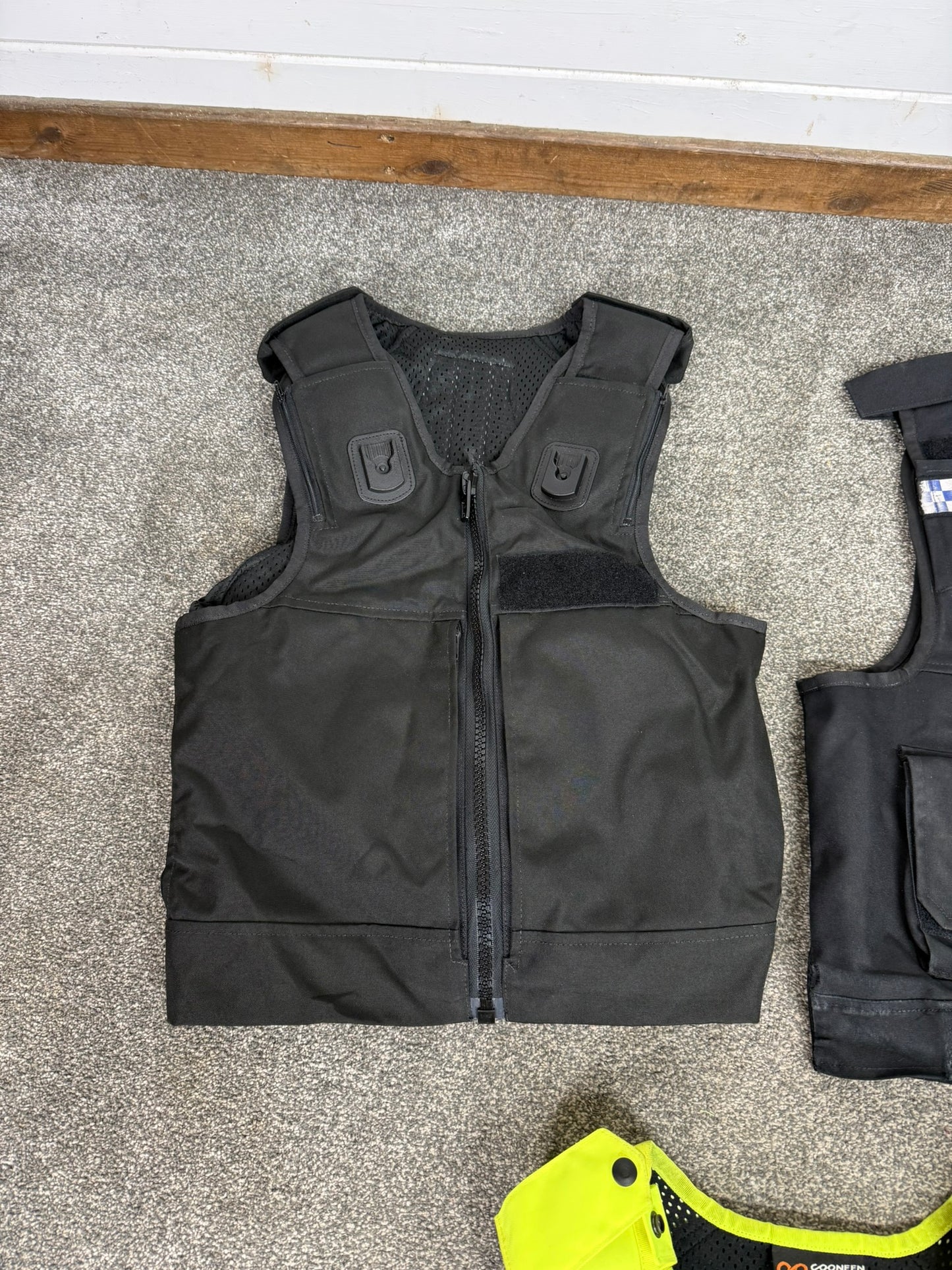 3x Ex Police Body Armour Cover Job Lot MED-LRG Security Film TV