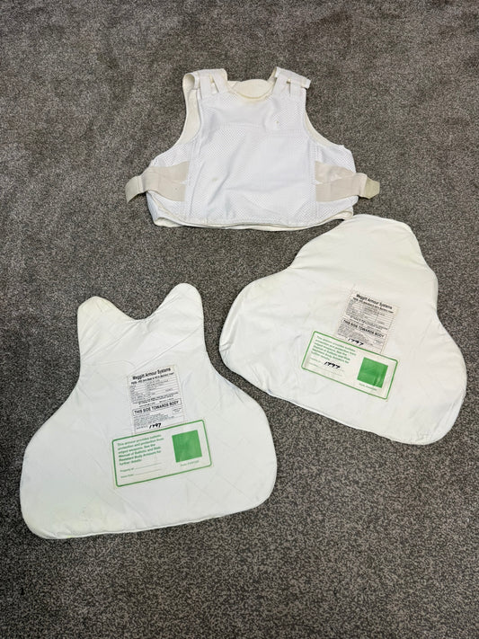 Ex Police Meggitt Covert Body Armour Stab Vest MEDIUM Anti Stab & Ballistic HG1A & KR2