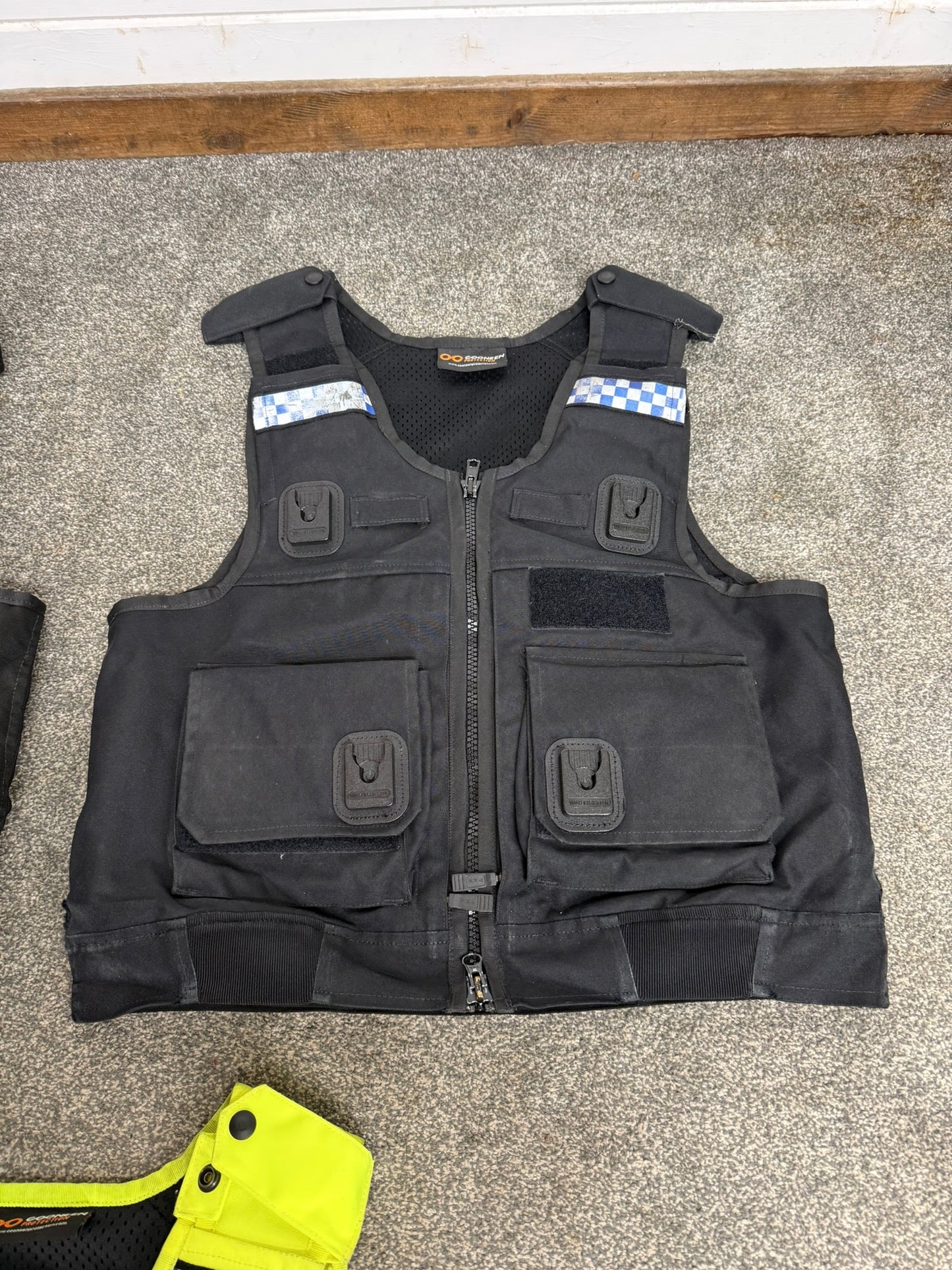 3x Ex Police Body Armour Cover Job Lot MED-LRG Security Film TV