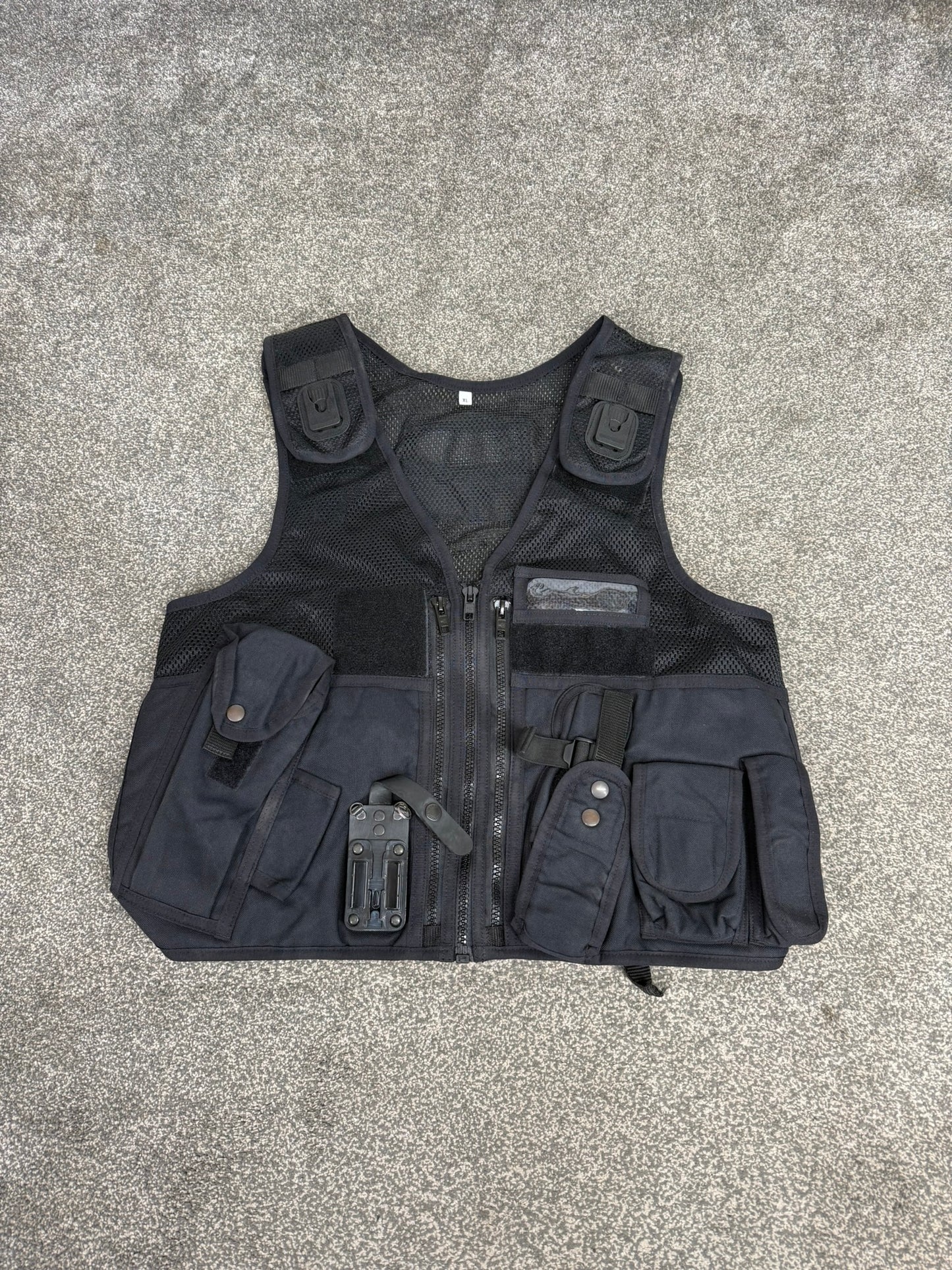 Ex Police Black Arktis Utility Vest Equipment Tactical Vest Security Patrol Airsoft