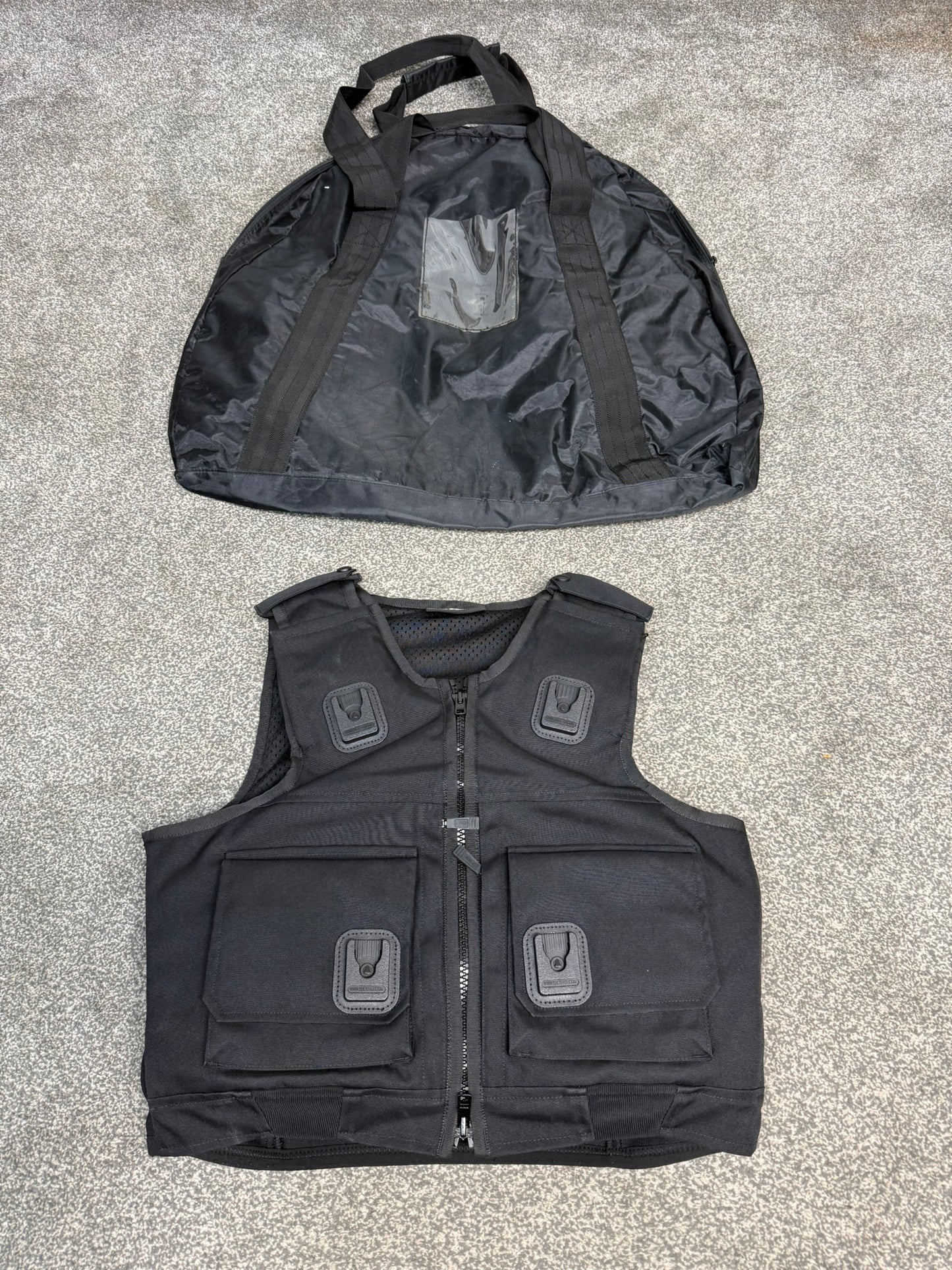 Ex Police Cooneen Body Armour Stab Vest + Bag SMALL Anti Stab & Ballistic HG1A & KR1