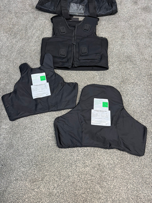 Ex Police Cooneen Body Armour Stab Vest + Bag SMALL Anti Stab & Ballistic HG1A & KR1