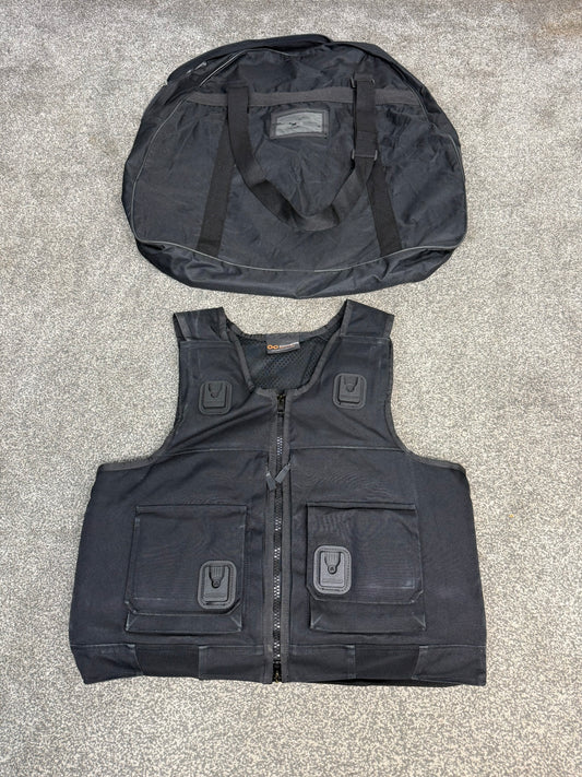 Ex Police Cooneen Body Armour Stab Vest + Bag LARGE Anti Stab & Ballistic HG1A & KR1