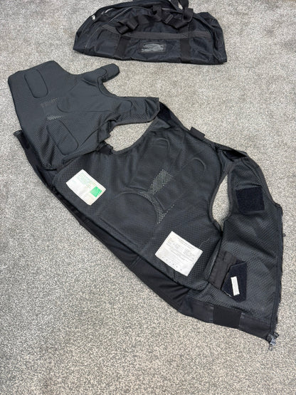 Ex Police Cooneen Body Armour Stab Vest + Bag LARGE Anti Stab & Ballistic HG1A & KR1