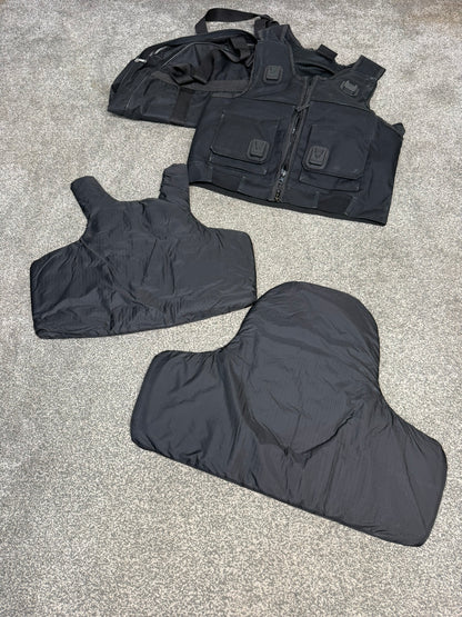 Ex Police Cooneen Body Armour Stab Vest + Bag LARGE Anti Stab & Ballistic HG1A & KR1