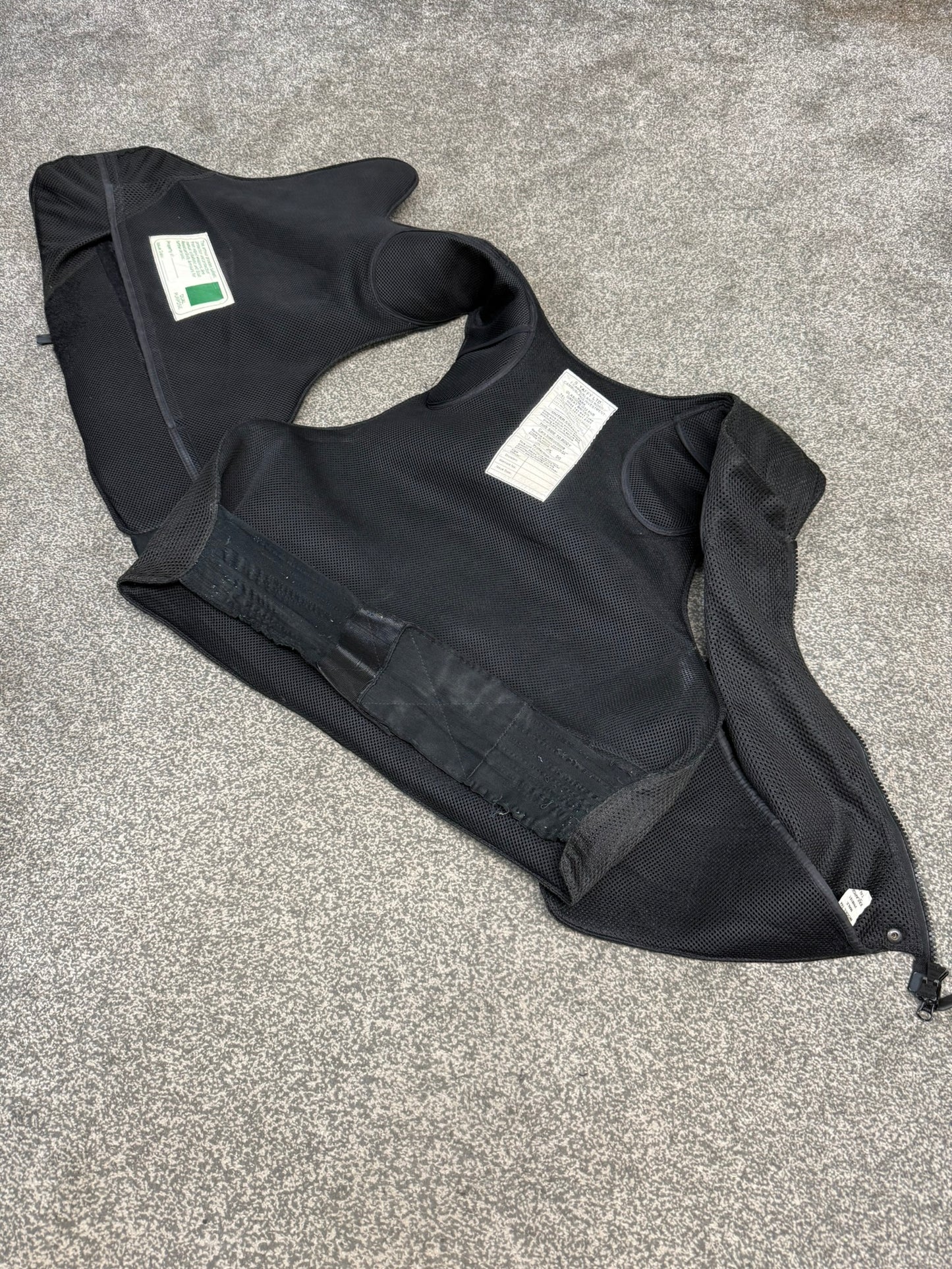 Ex Police Hauberg Yaffy Body Armour Stab Vest XXL Anti Stab & Ballistic HG1A & KR2