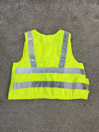 Ex Police Hi Vis Molle Equipment Tac Vest & Pouches X Large Security Patrol SIA