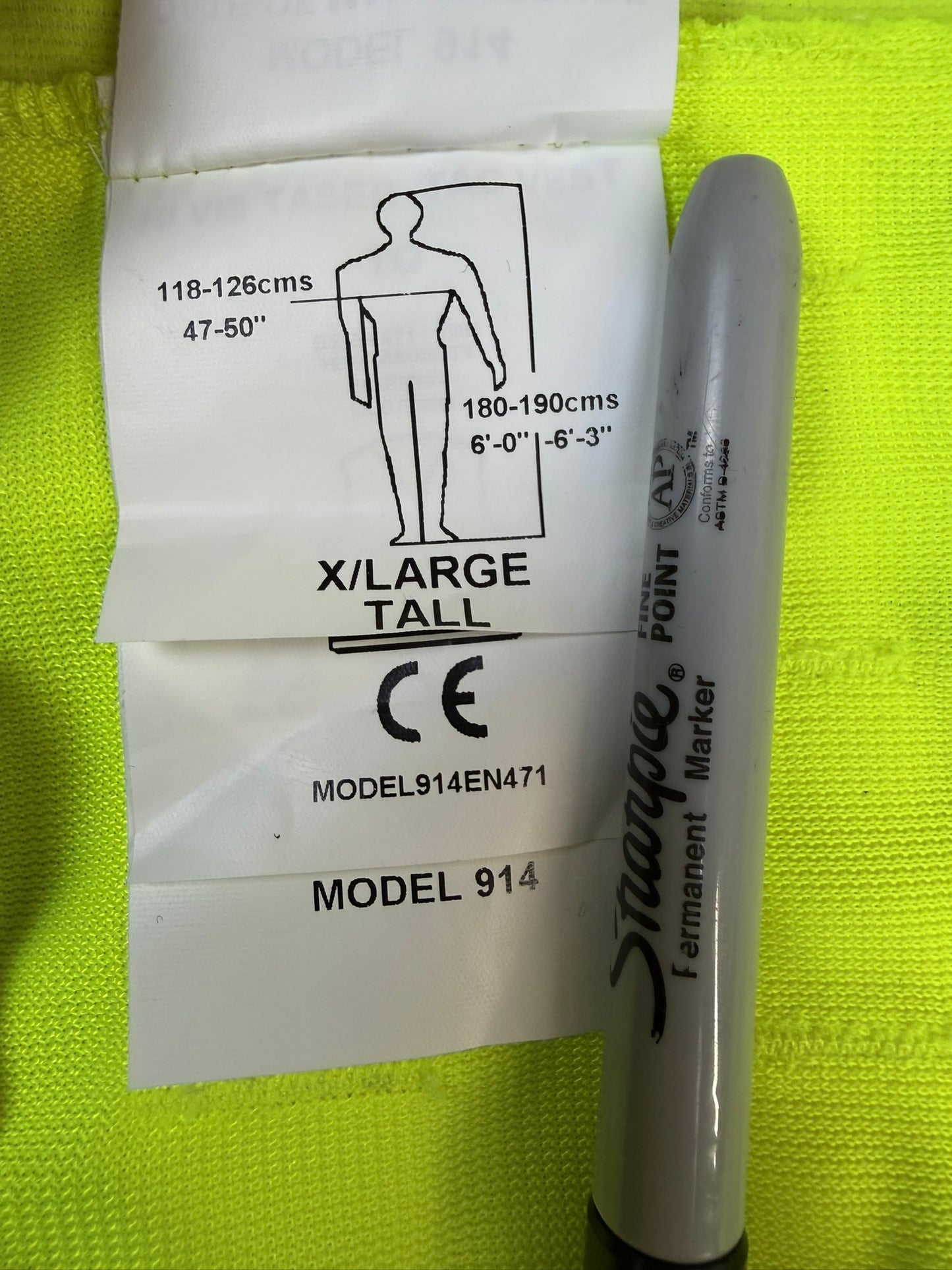 Ex Police Hi Vis Molle Equipment Tac Vest & Pouches X Large Security Patrol SIA