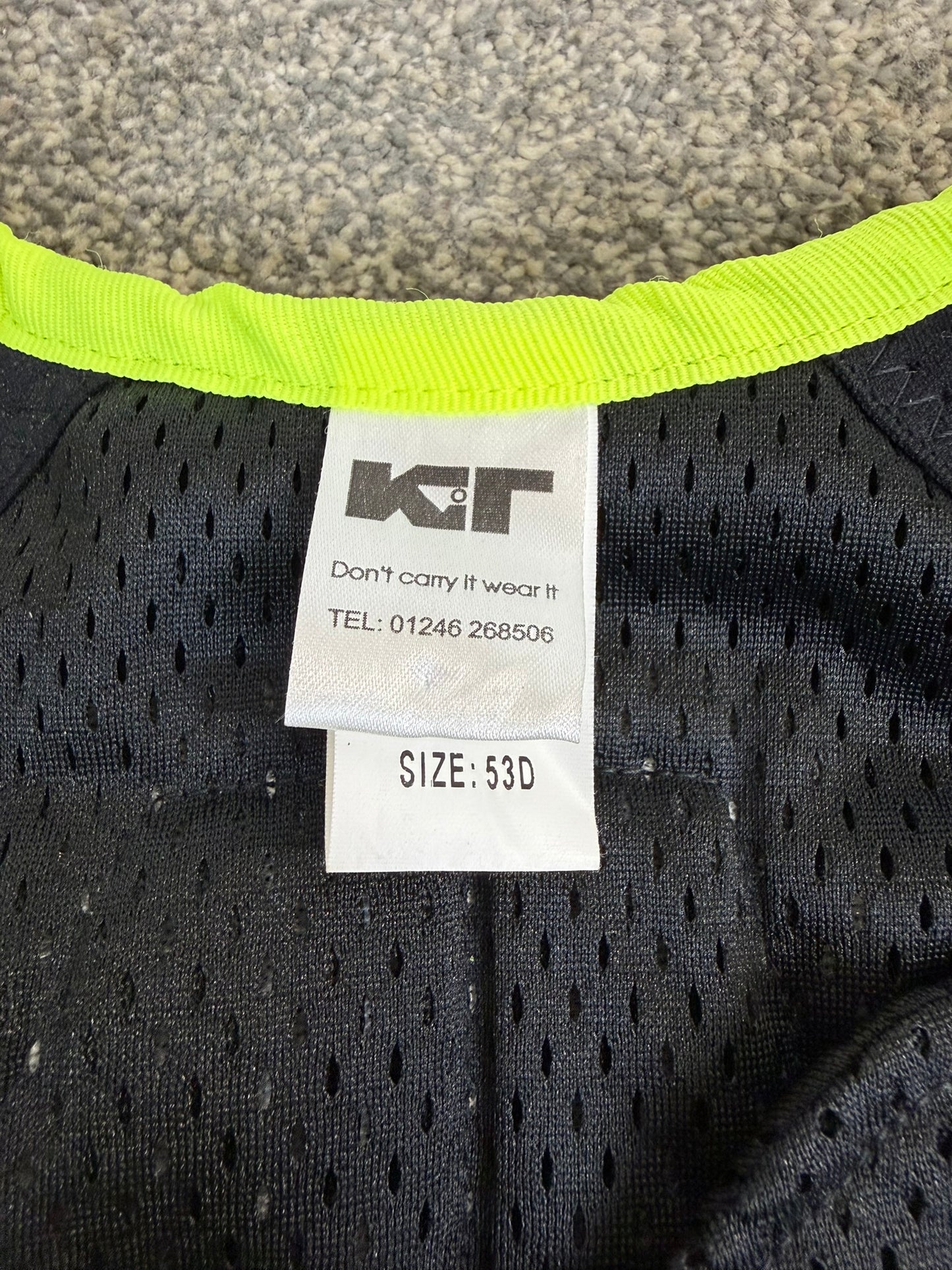 Ex Police KIT Body Armour Cover Equipment Security Vest - X Small