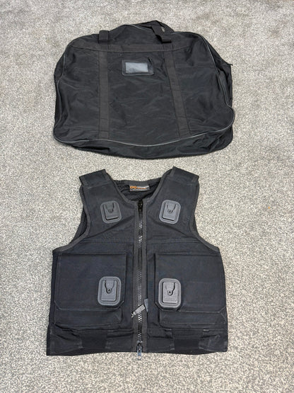 Ex Police Cooneen Body Armour Stab Vest + Bag X SMALL Anti Stab & Ballistic HG1A & KR1
