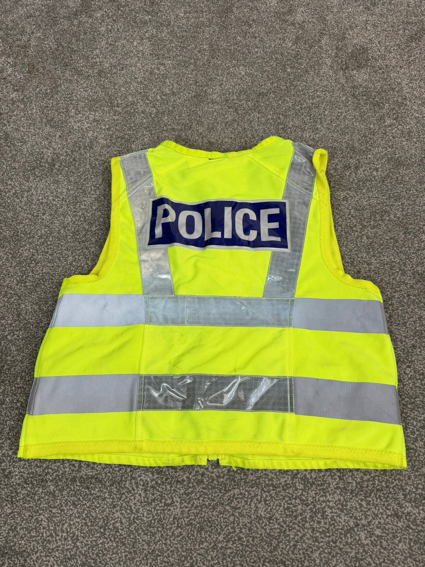 Ex Police Hi Vis Tactical Utility Klickfast Vest BADGED - Medium