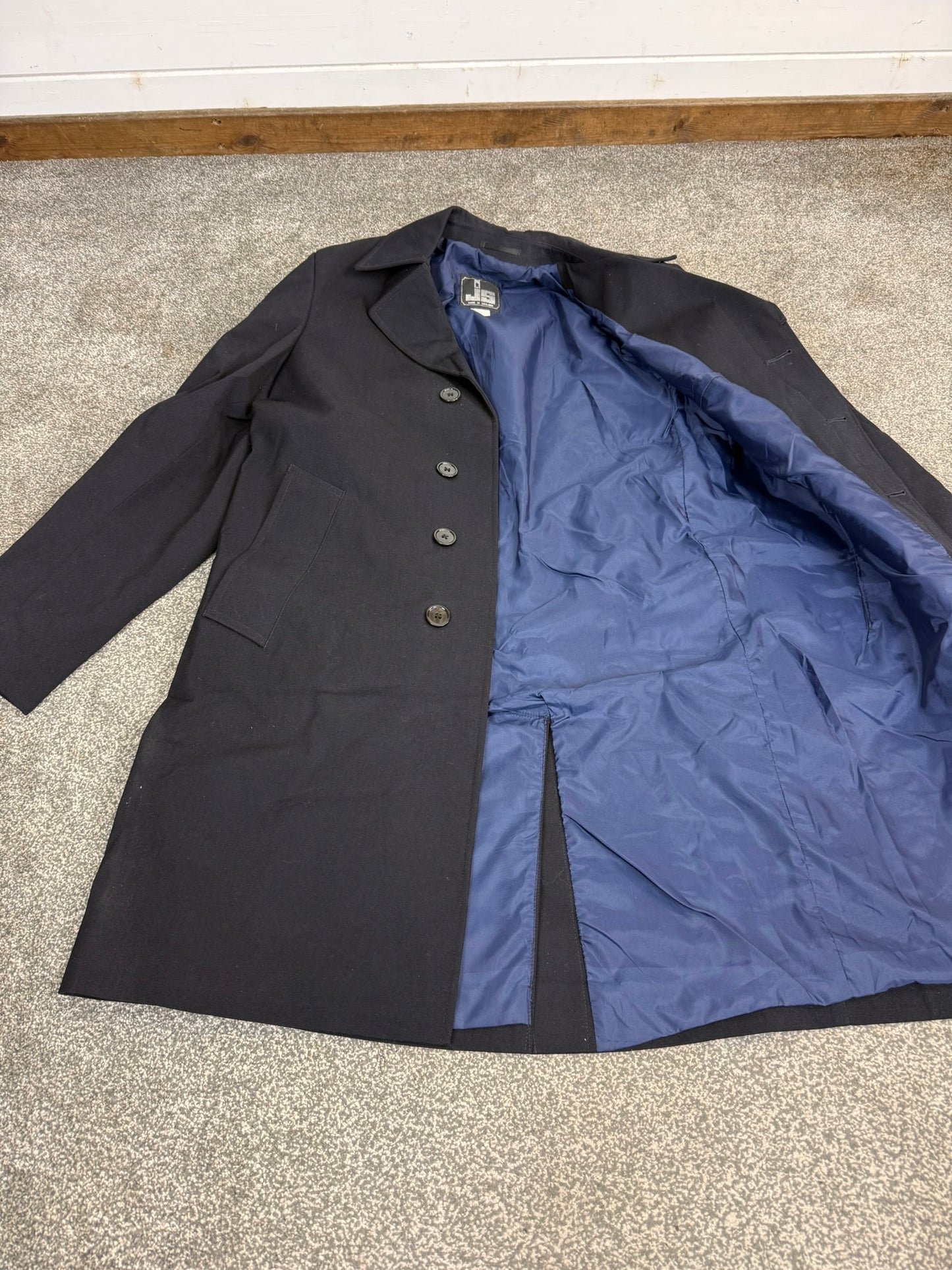 Ex Police J+S Rainwear Overcoat Trench Coat Long Coat