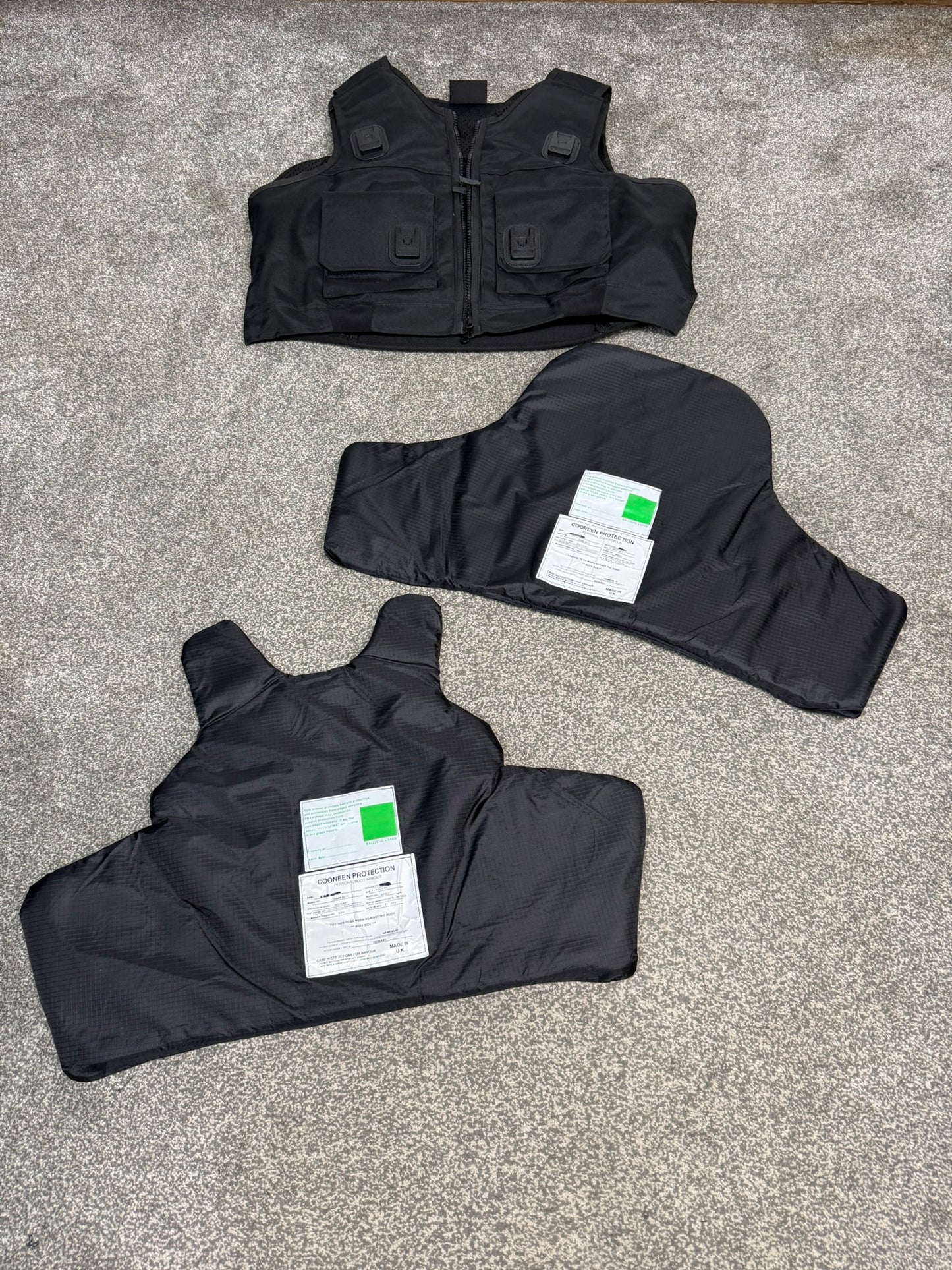 Ex Police Cooneen Body Armour Stab Vest X LARGE Anti Stab & Ballistic HG1A & KR1