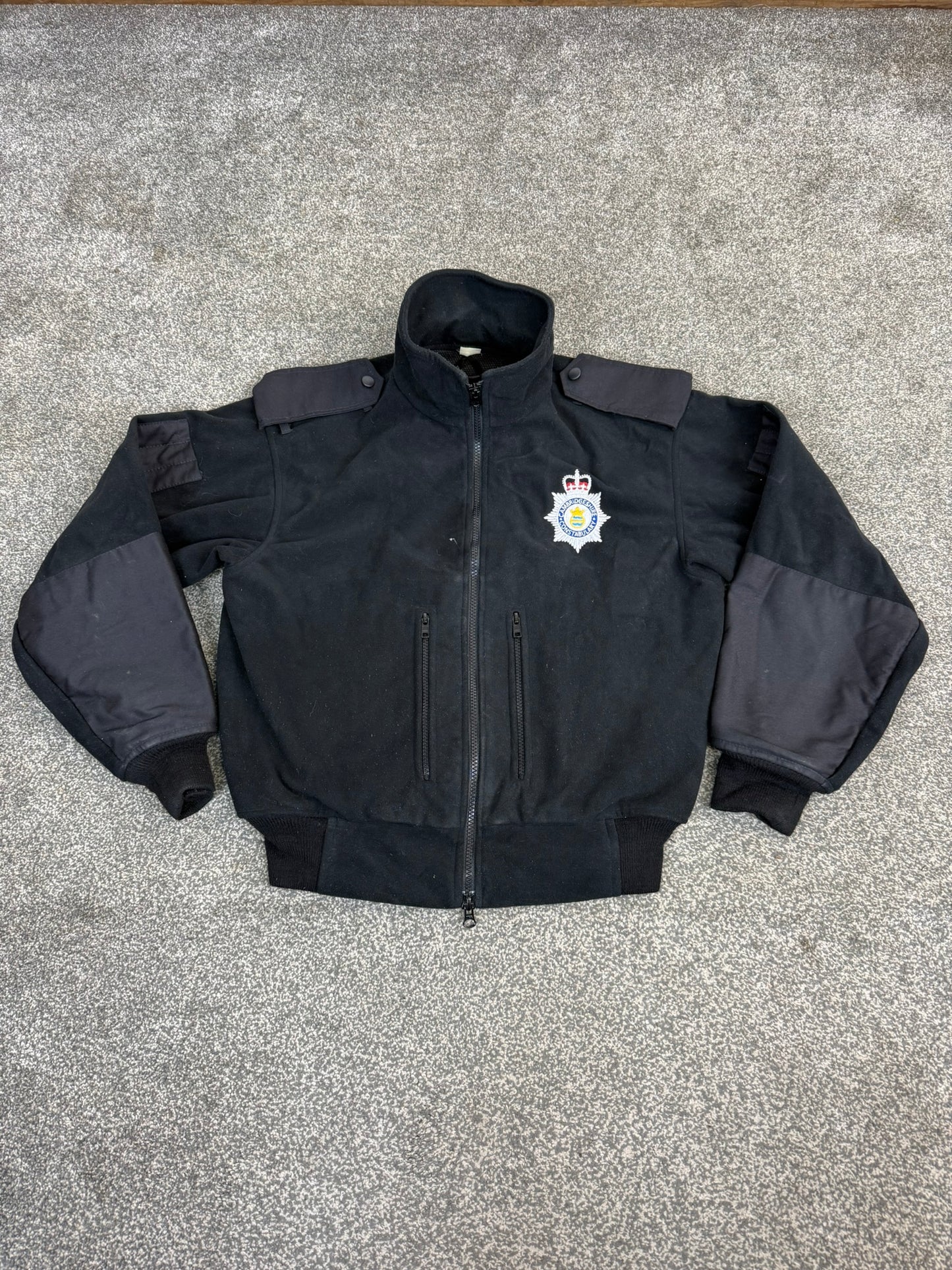 Ex Police Cambridge Constabulary Tornado Fleece BADGED - Small TV Film Uniform Collector Display