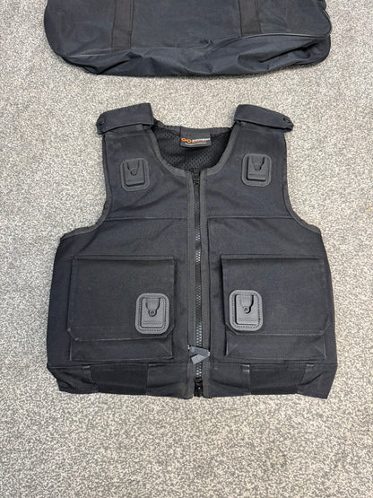 Ex Police Cooneen Body Armour Stab Vest + Bag SMALL Anti Stab & Ballistic HG1A & KR1