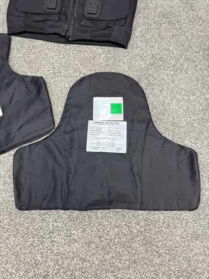 Ex Police Cooneen Body Armour Stab Vest + Bag SMALL Anti Stab & Ballistic HG1A & KR1