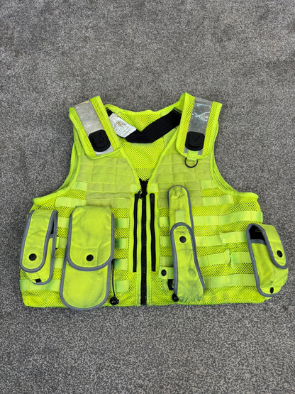 Safariland Hi-Vis MOLLE Vest & Pouches Tactical Utility Security Vest Ex Police - XL