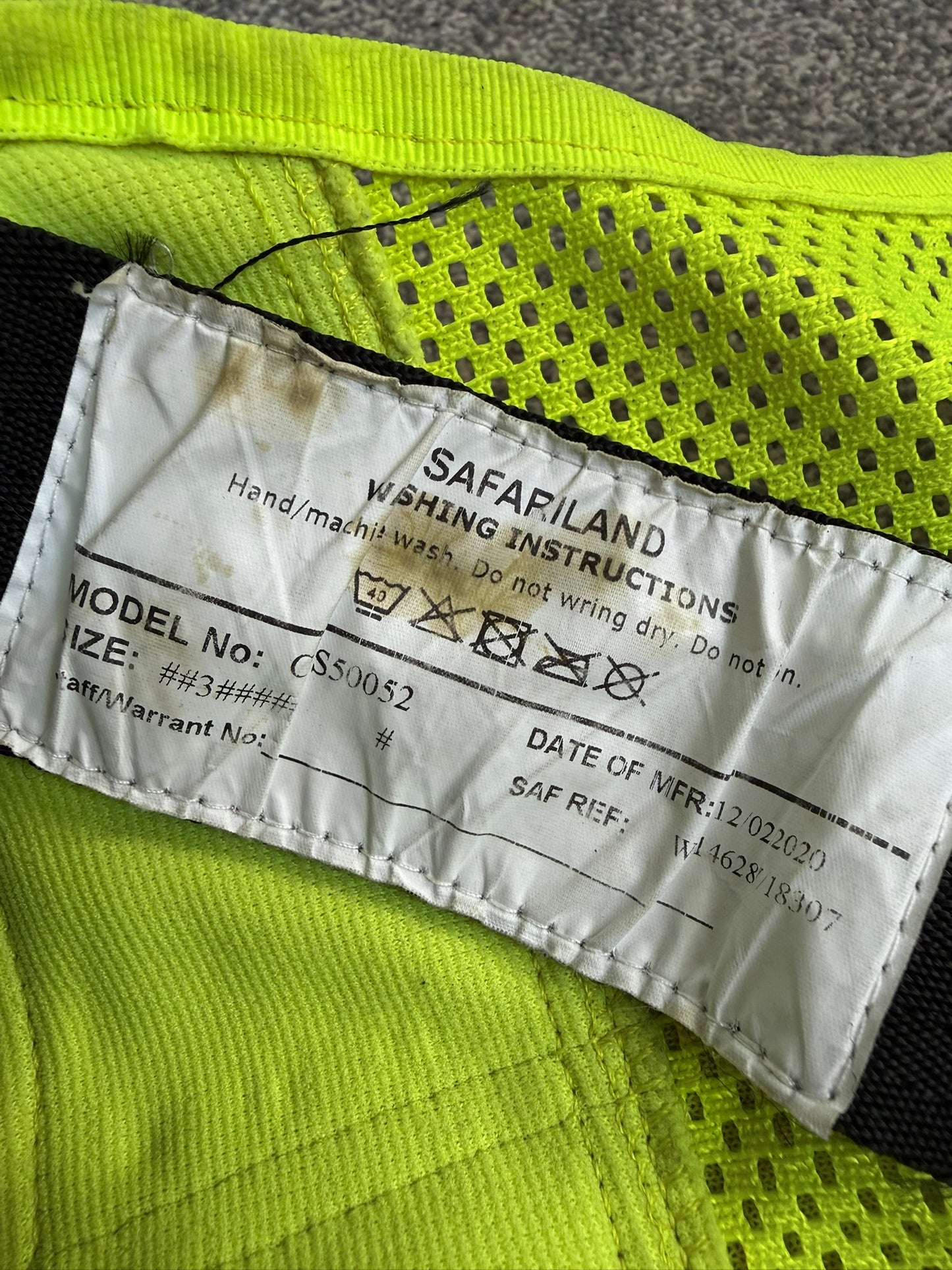 Safariland Hi-Vis MOLLE Vest & Pouches Tactical Utility Security Vest Ex Police - XL