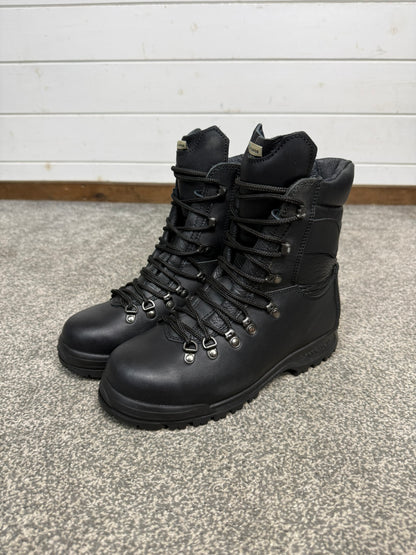 Altberg Peacekeeper P3 Black Leather Combat Boots Skywalk Sole Size UK 6 - VGC
