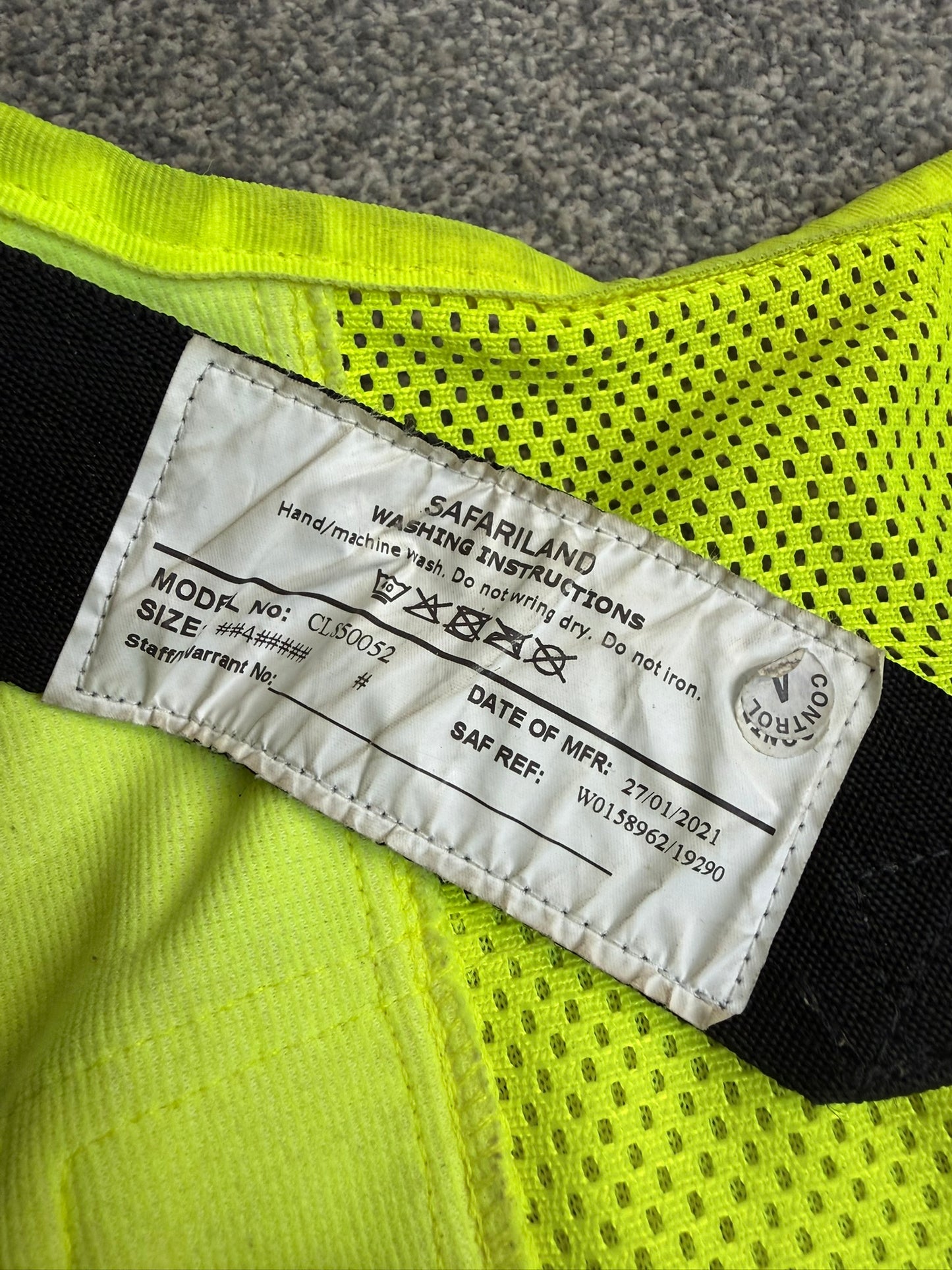 Safariland Hi-Vis MOLLE Vest & Pouches Tactical Utility Security Vest Ex Police - XXL