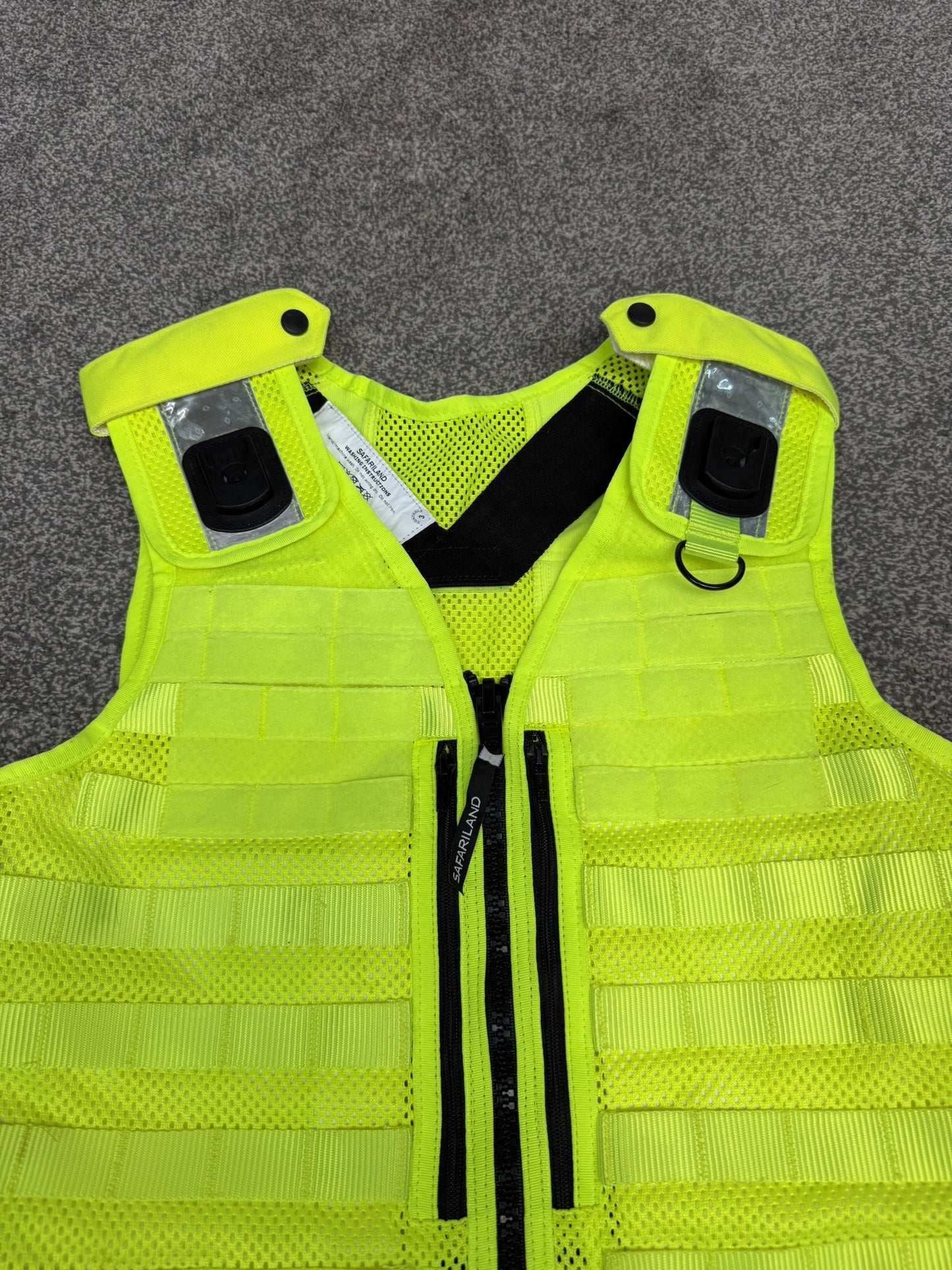 Ex Police Safariland Hi-Vis MOLLE Vest SMALL Tactical Security Vest VGC