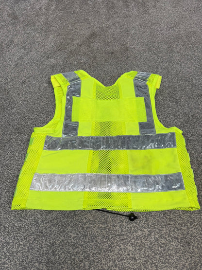 Ex Police Safariland Hi-Vis MOLLE Vest SMALL Tactical Security Vest VGC