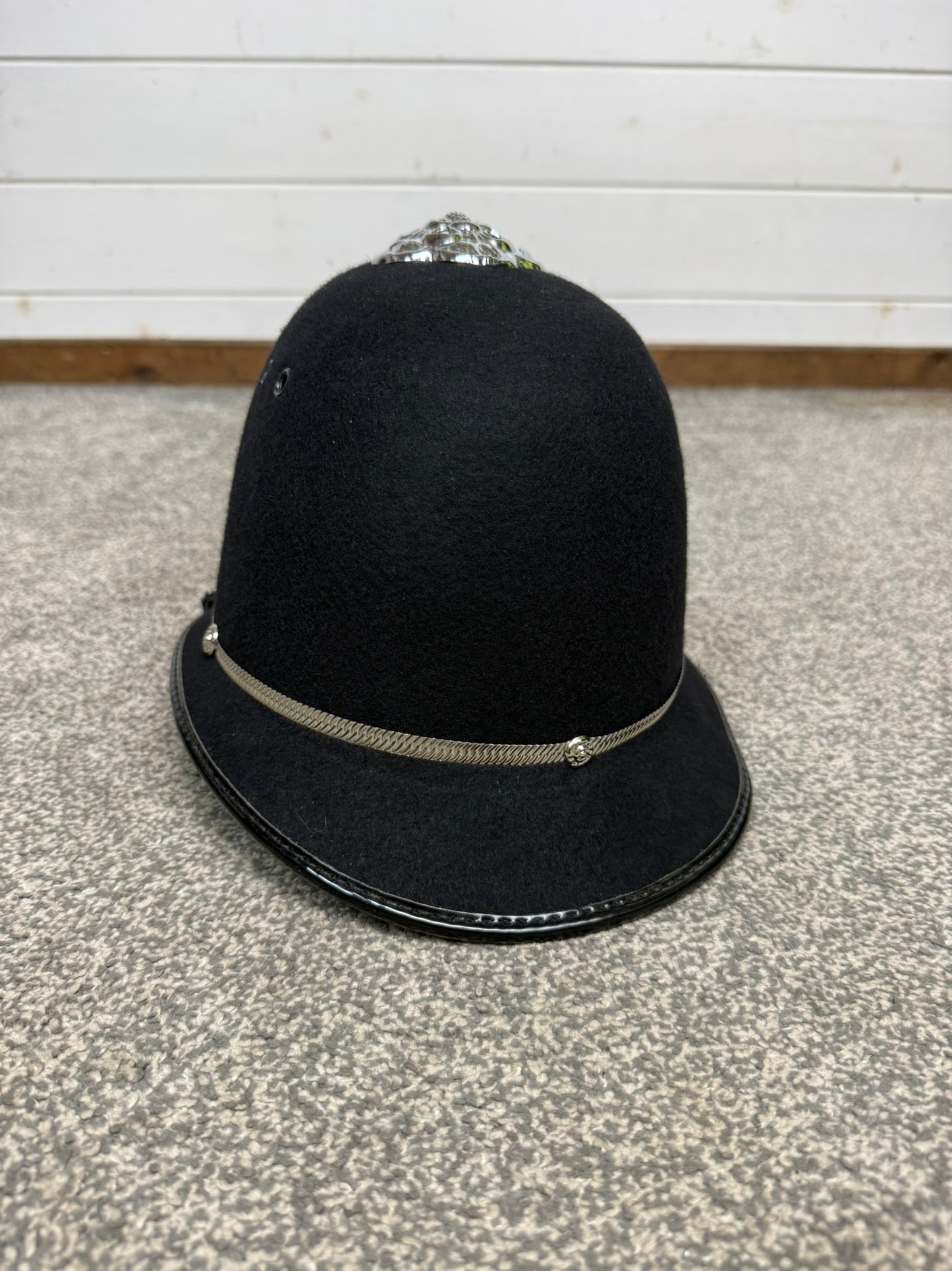 Ex Police Bobby Custodian Helmet Rose Top 58cm Fancy Dress Display