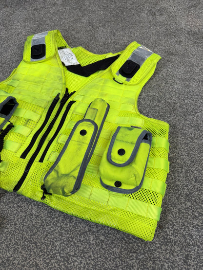 Safariland Hi-Vis MOLLE Vest & Pouches Tactical Utility Security Vest Ex Police - XL