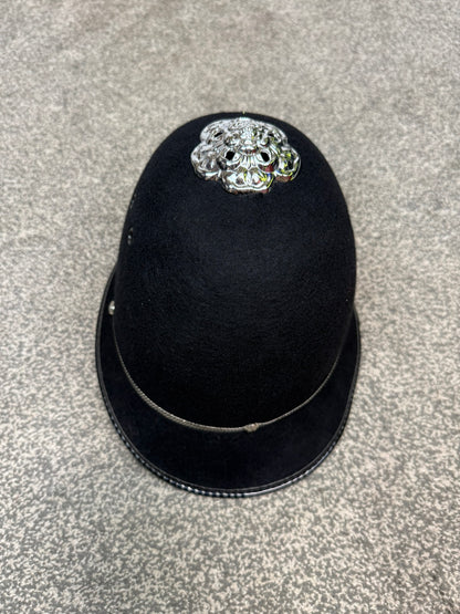 Ex Police Bobby Custodian Helmet Rose Top 58cm Fancy Dress Display