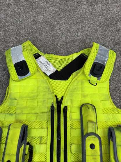 Safariland Hi-Vis MOLLE Vest & Pouches Tactical Utility Security Vest Ex Police - XL