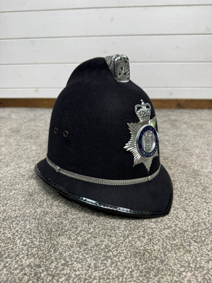 Suffolk Police Bobby Helmet 59cm Coxcomb Hat Genuine Collector Memorabilia TV Film