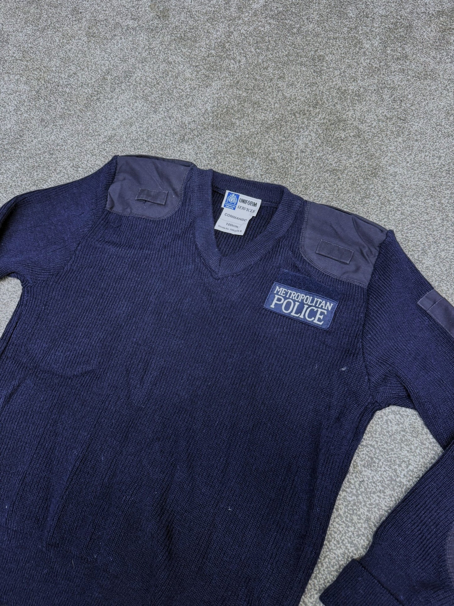 Ex Metropolitan Police Pullover Wool Jumper 39" Collector Film TV Display
