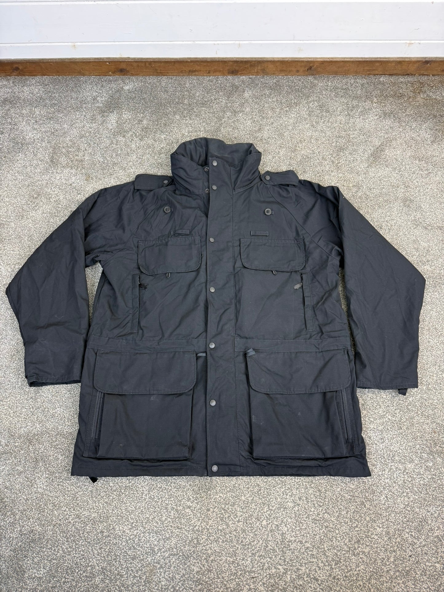 Arktis Avenger Jacket Smock B315 Ripstop Waterproof Black Ex Police Security - X Large