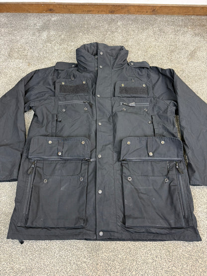 Arktis Avenger Jacket Smock B315 Ripstop Waterproof Black Ex Police Security - X Large
