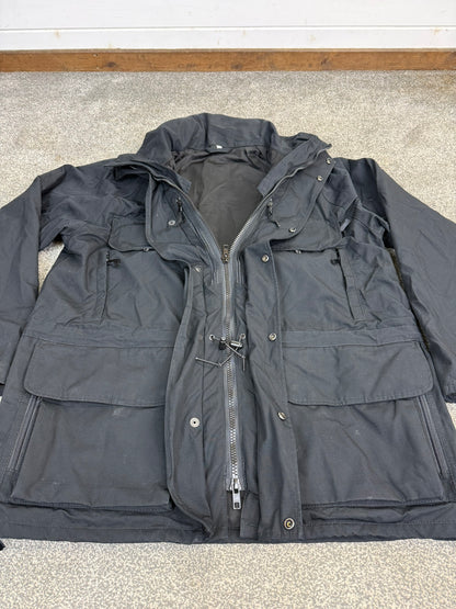 Arktis Avenger Jacket Smock B315 Ripstop Waterproof Black Ex Police Security - X Large