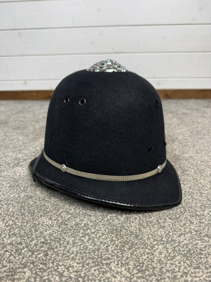 Ex Police Bobby Custodian Helmet Rose Top 58cm Fancy Dress Display
