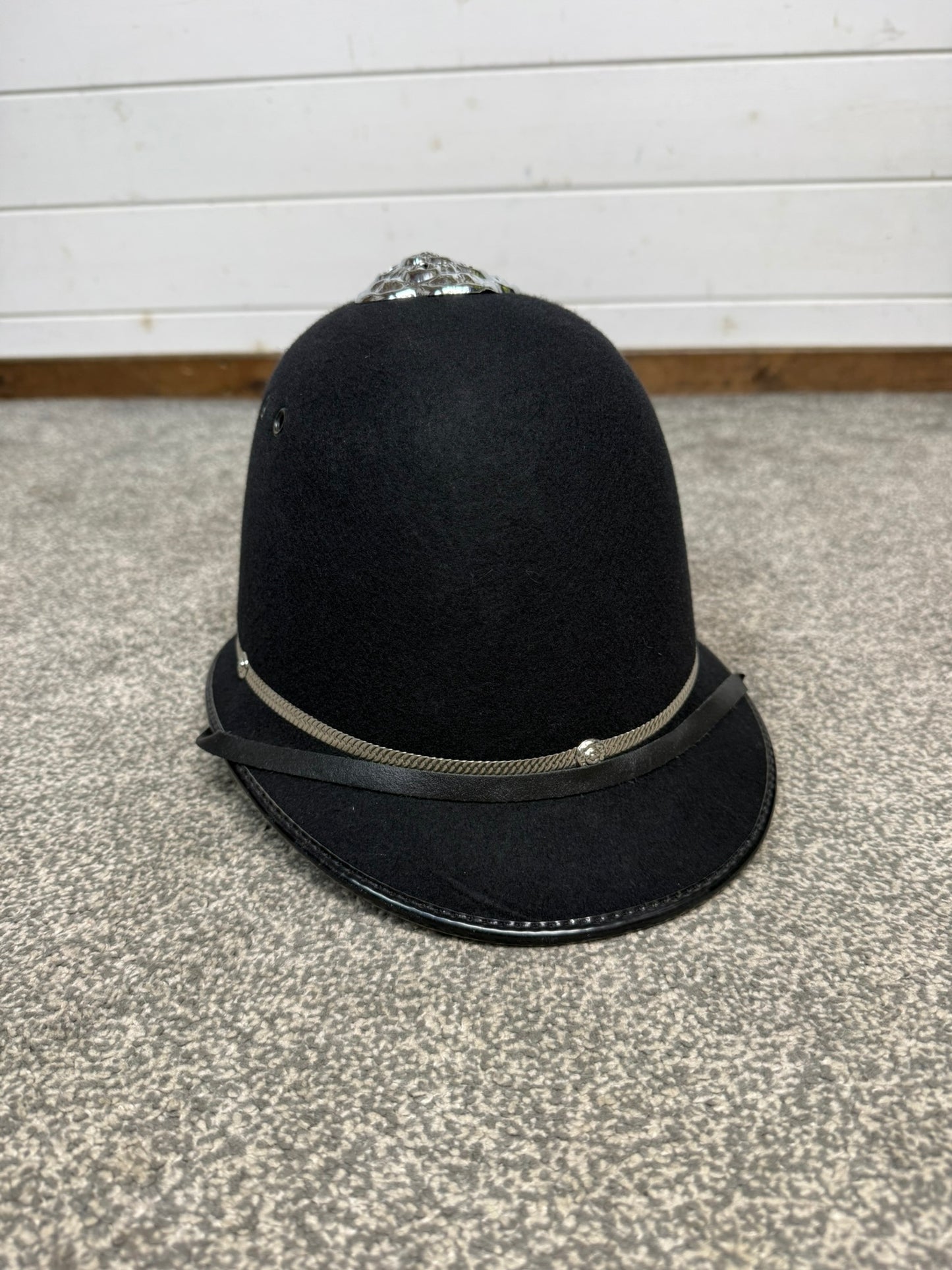 Ex Police Bobby Custodian Helmet Rose Top 58cm Fancy Dress Display